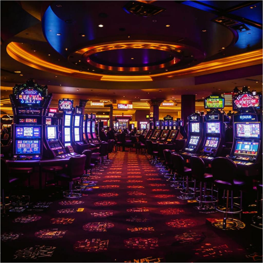 Professional team analyzing casino data